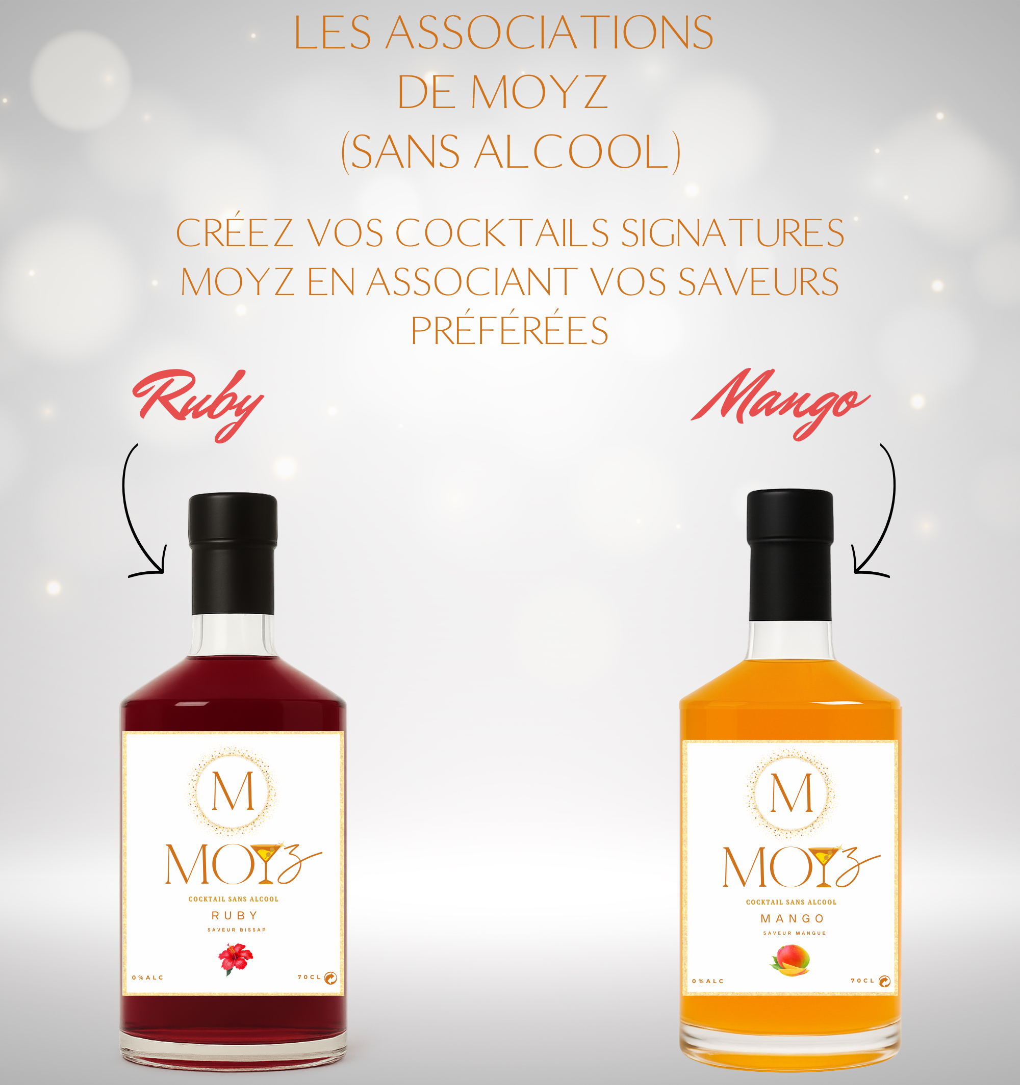 Mix & Match by MOYZ - RUBY & MANGO // Cocktail de Bissap et Cocktail de Mangue SANS ALCOOL